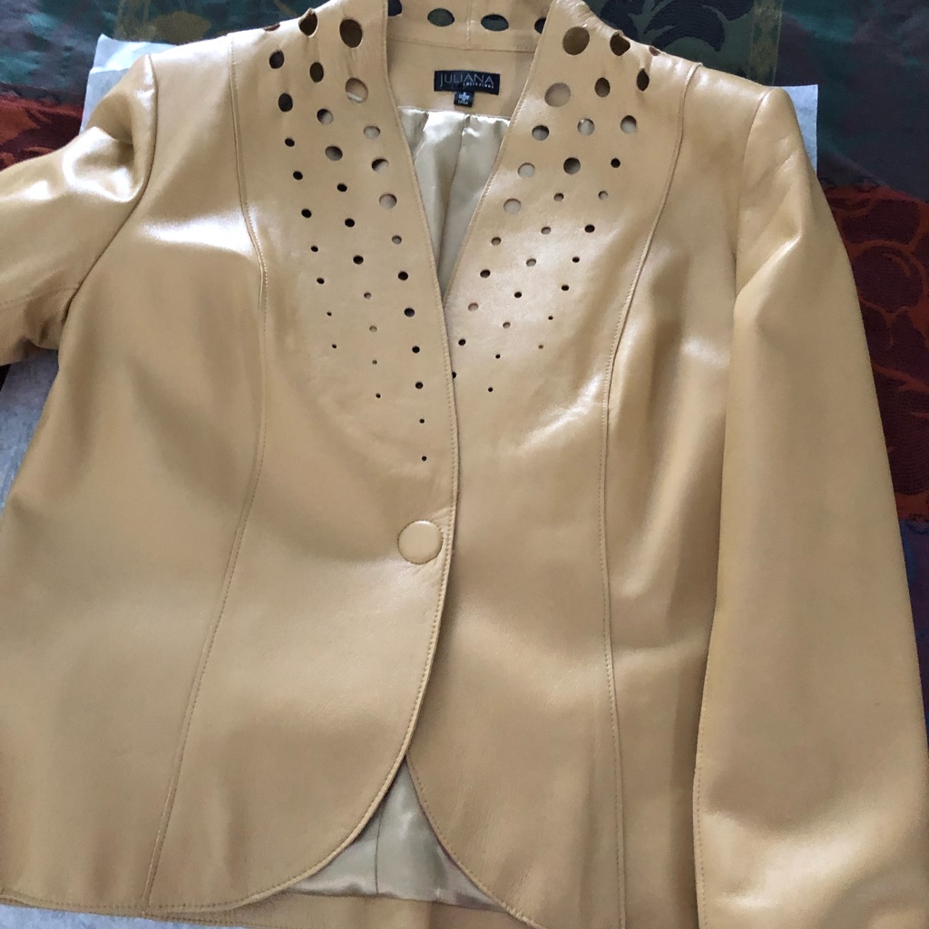 Juliana Collezione Leather Jacket